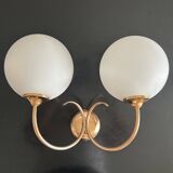 1950 two-light wall lamp