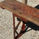 Paire de bancs pliants