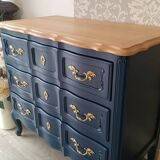 Louis XV style chest of drawers with a makeover
