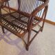 Lot de 2 Fauteuils de jardin en rotin et bambou -Vintage -Années 60 - avec coussins - vernis satin