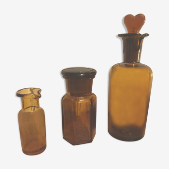 Lot of 3 vials of apothecary