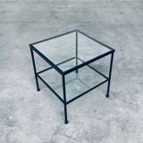 Minimalist Design Two-Tier Low Side Table, Belgium, 1960s