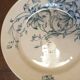 Six assiettes plates terre de feu de Grigny