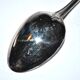 Set of 12 ercuis soup spoons in silver metal - marly rocaille decoration 20.5cm