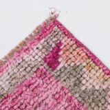 Pink Orange Turkish Runner Rug 100x302Cm
