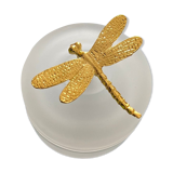 Jewelry box with dragonfly lid