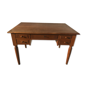 Art Deco period solid oak desk