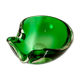 Empty 1970s Murano glass pocket
