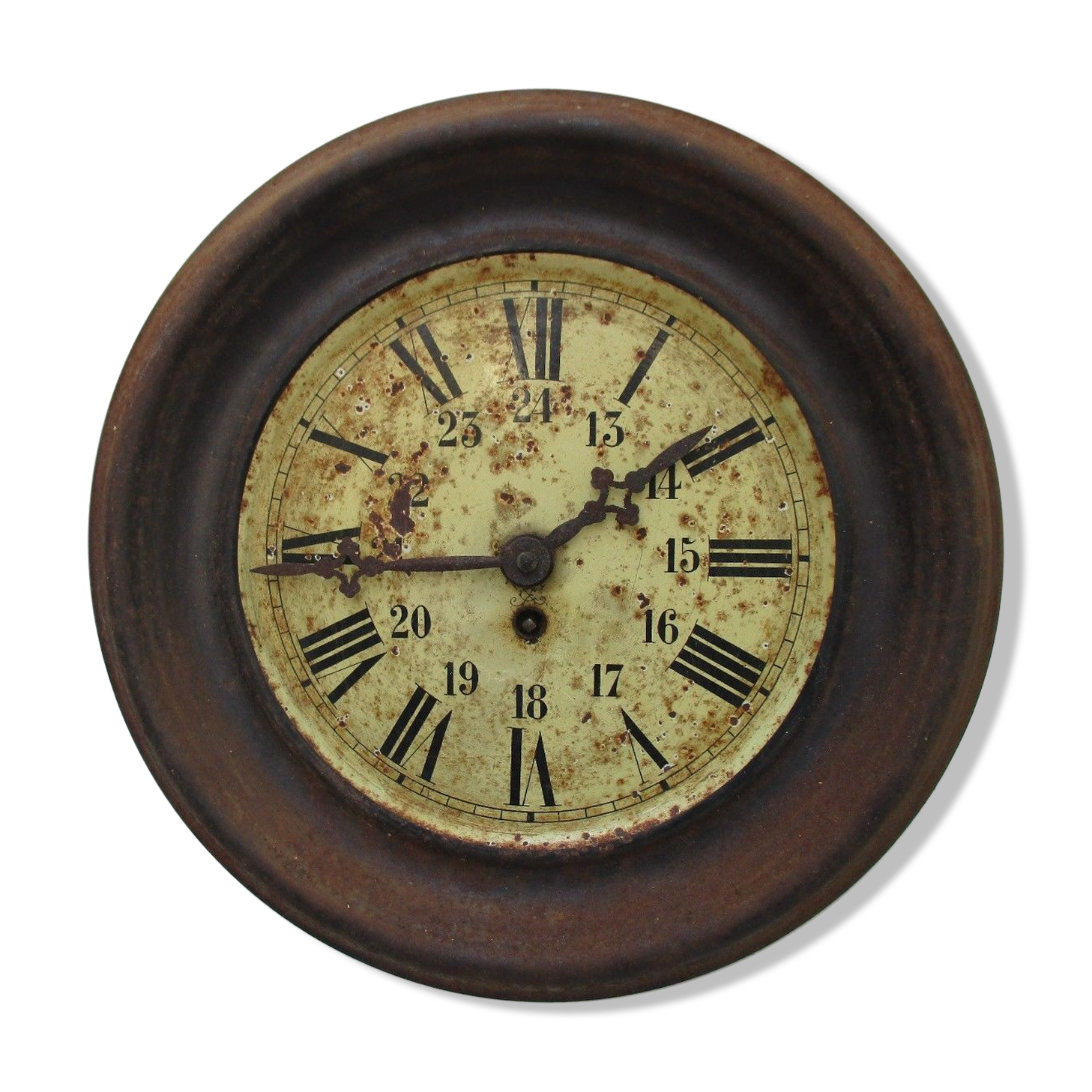 Old wall pendulum plate late 19th century
