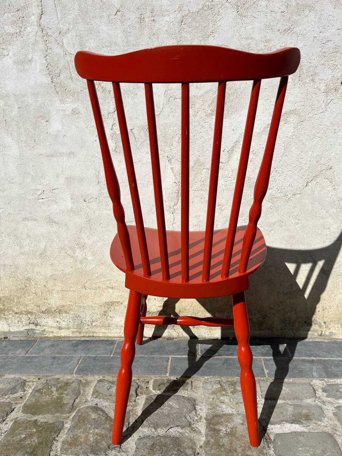 Brick red Baumann chair