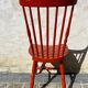 Brick red Baumann chair