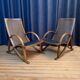 Paire de fauteuils WK Wohnen Allemagne années 1970