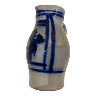 Enamelled stoneware jug from Alsace
