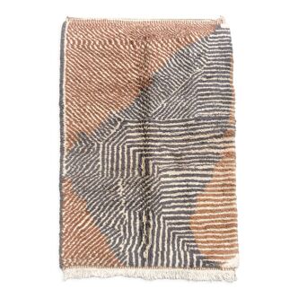 Tapis berbère marocain Beni Ouarain animal 2,46x1,61m