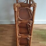 Rattan shelf