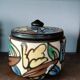 Ceramic vase with stopper + Montoise Bergen, Belgium, Art Deco 1920 1