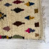 Handmade Moroccan Berber carpet 251 x 155 CM