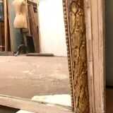 Louis XV style mirror in wood and gilded and patinated stucco 19th century
