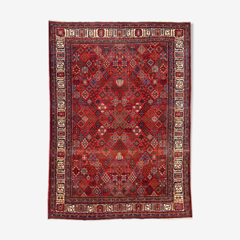 Large handmade former Persian Joshaghan rug 242x335 cm