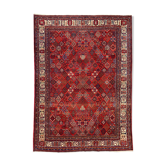 Large handmade former Persian Joshaghan rug 242x335 cm
