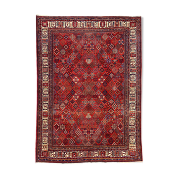 Large handmade former Persian Joshaghan rug 242x335 cm
