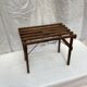Small folding table in vintage oak wood dimension: H-34cm-L-42cm- Pr-26cm-