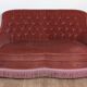 Toad sofa in old pink velvet