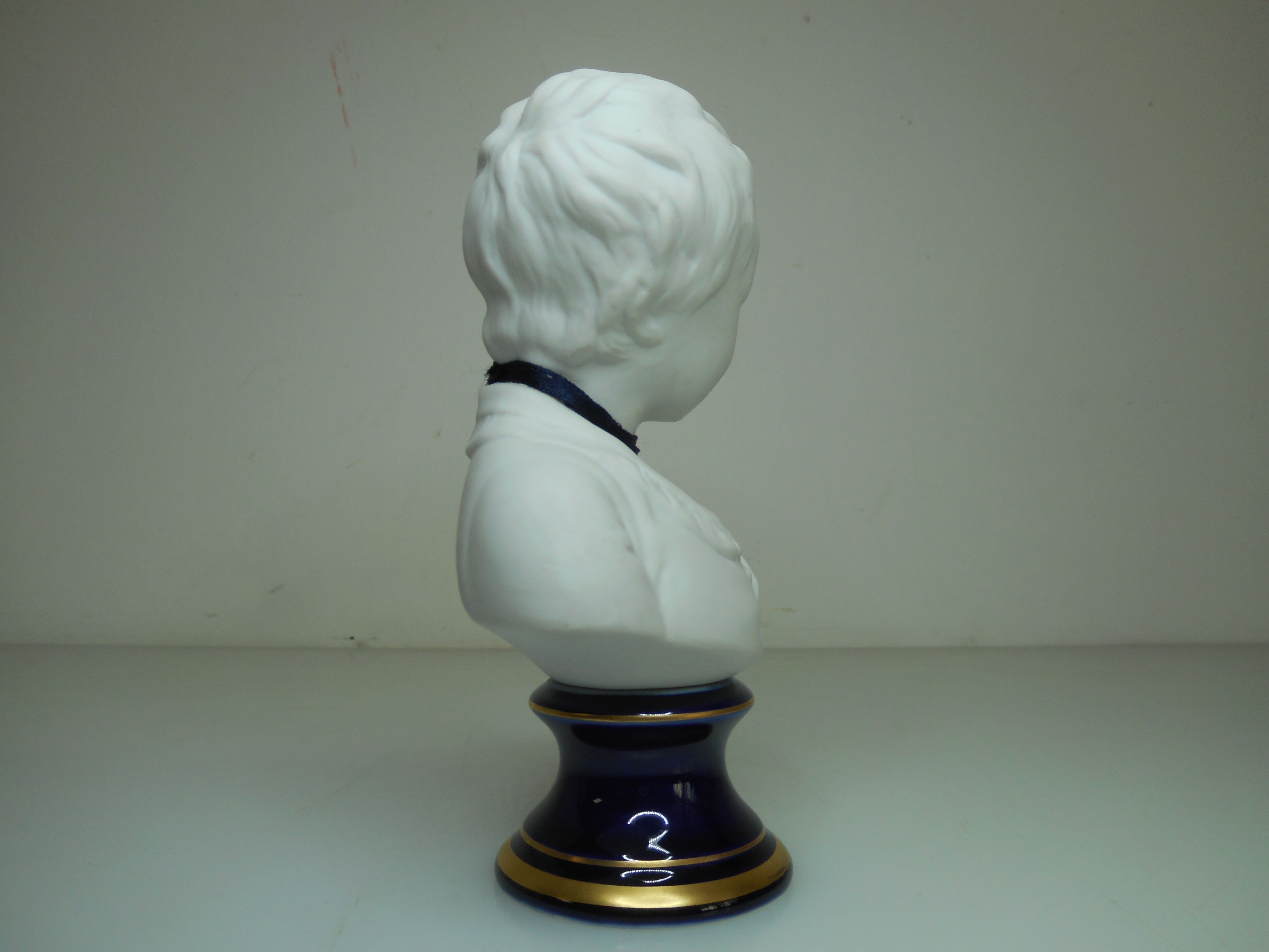 Bust Alexandre Brongniart biscuit after Houdon