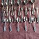 Silvered metal cutlery