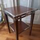 Small square side table/serving table in Art Deco style.