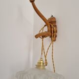 Balladeuse suspension opaline art deco