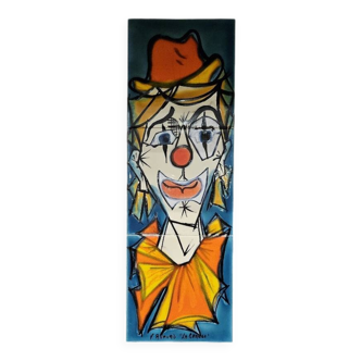 Clown tiles Vallauris