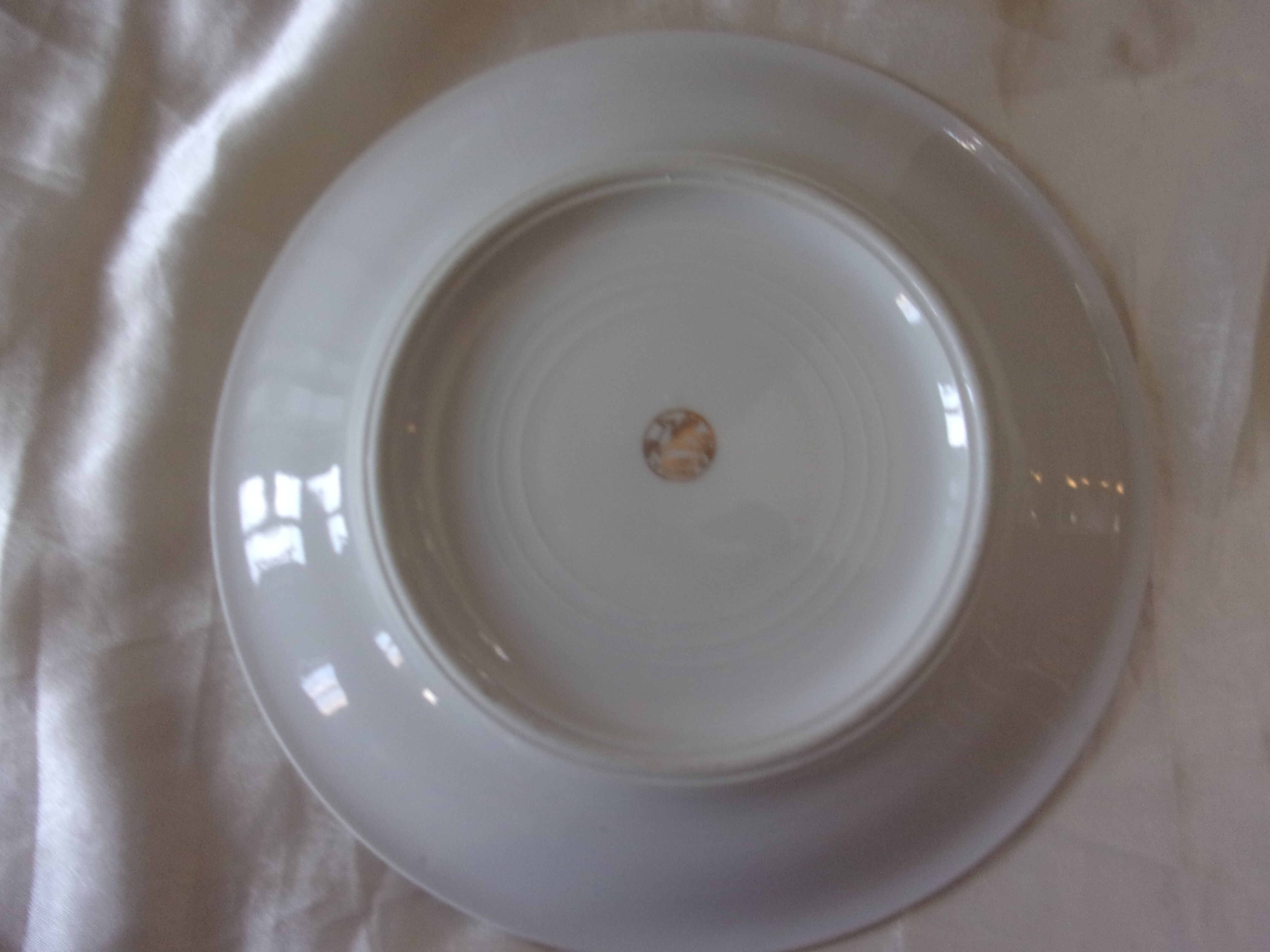 Lot of 9 porcelain dessert plates from LIMOGES