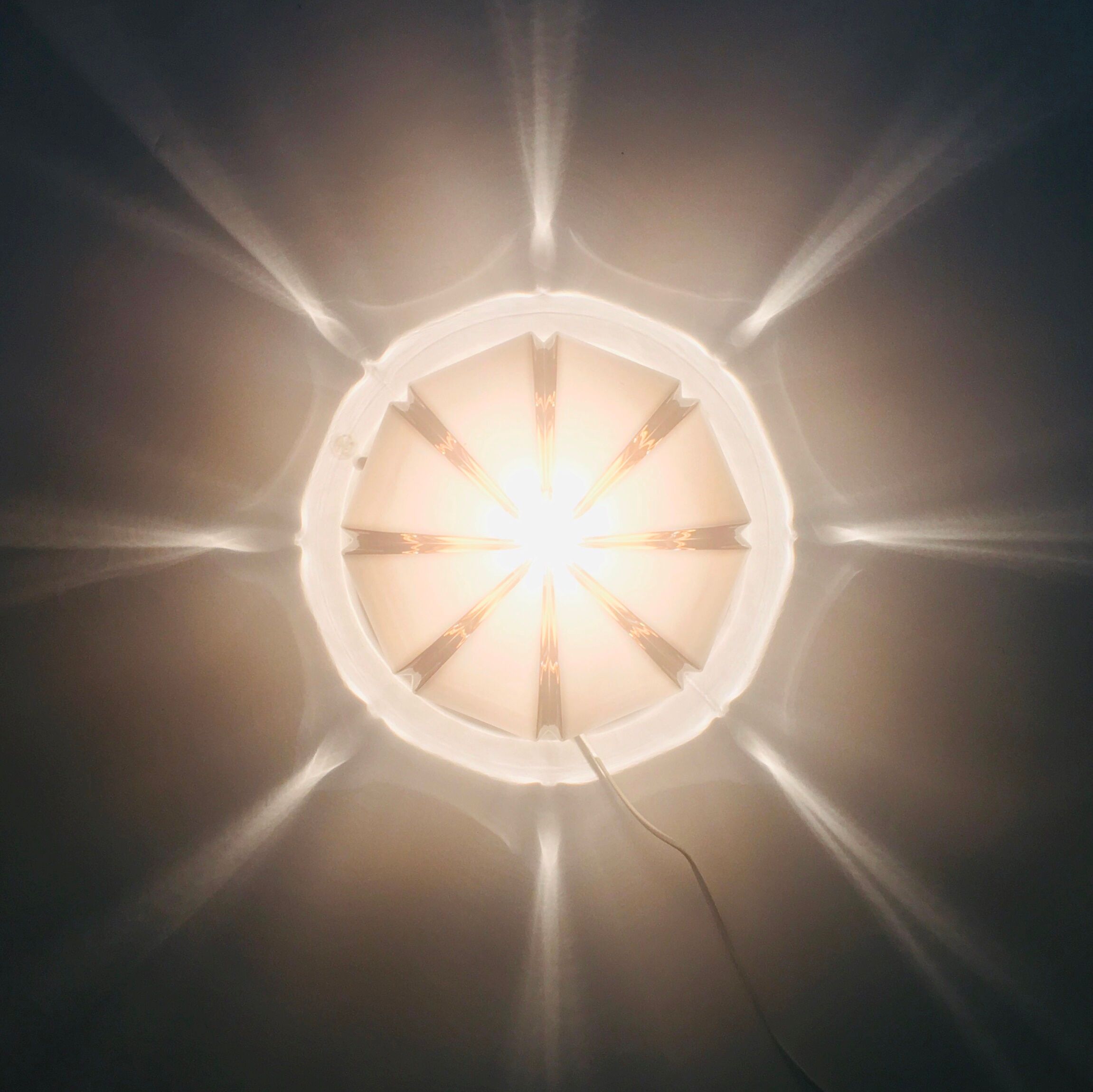 Ceiling light from Peill & Putzler, Germany, 1970s