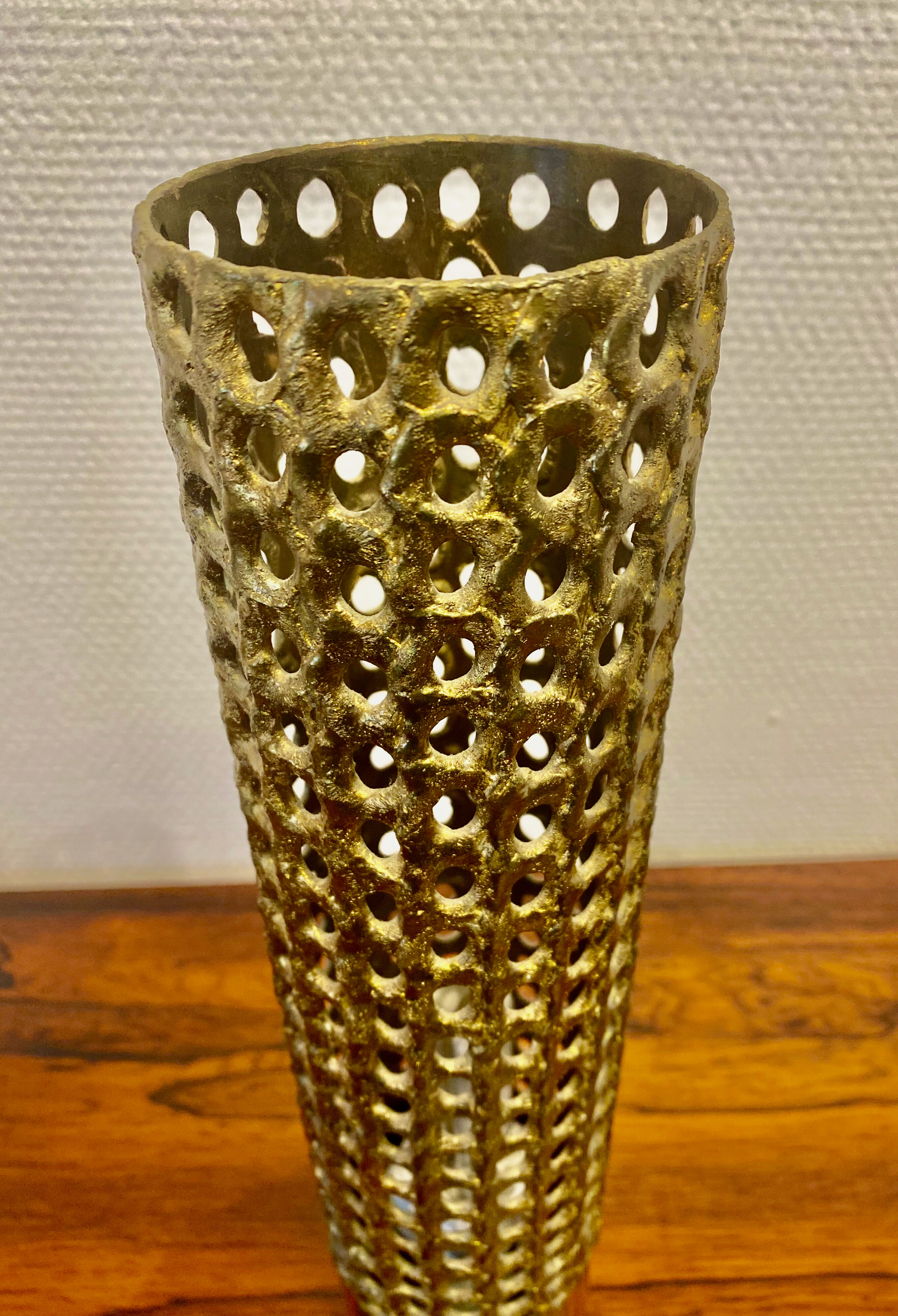 Brass table lamp by Pierre Forssell for Skultuna
