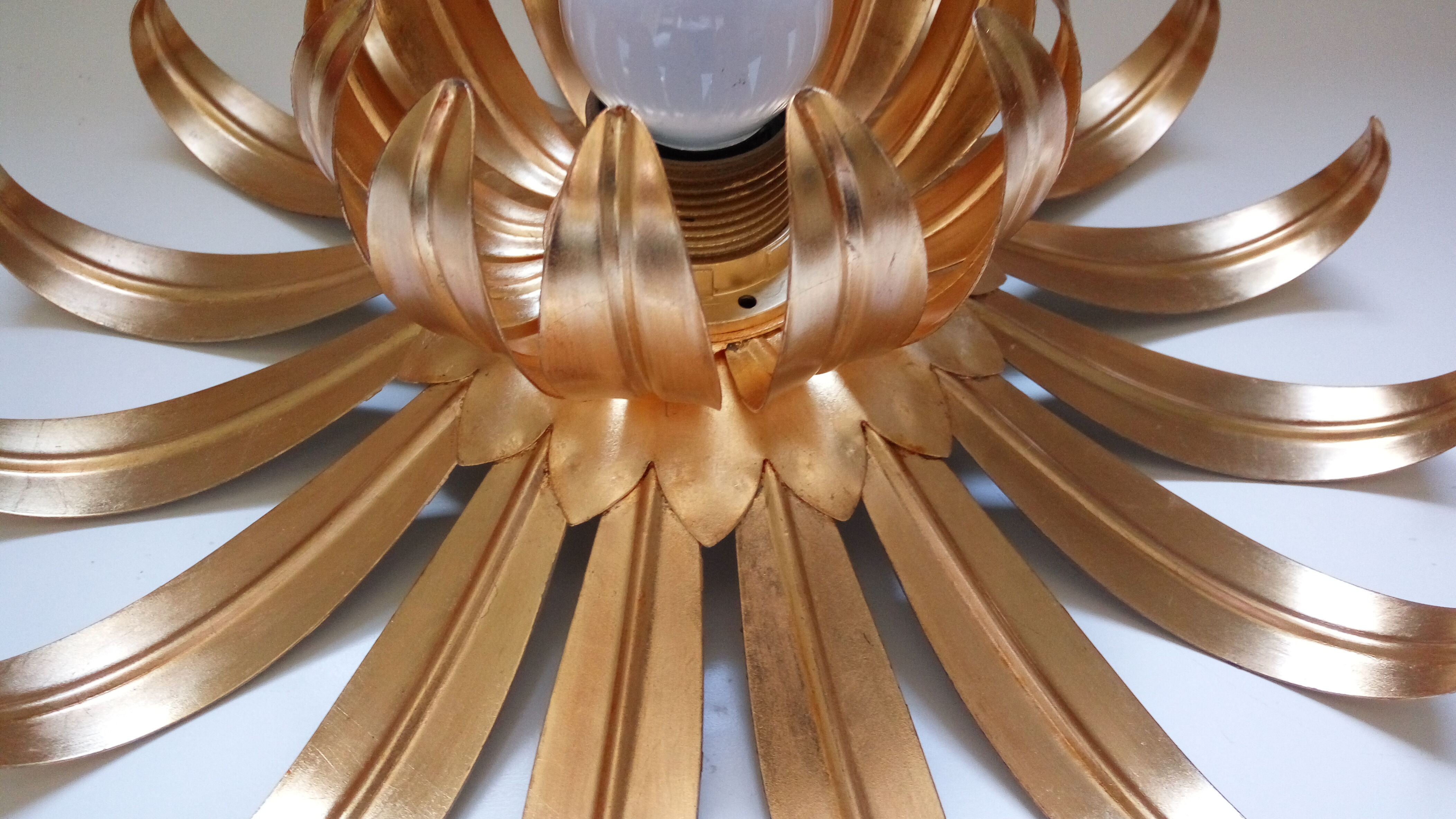 Wall lamp flower vintage