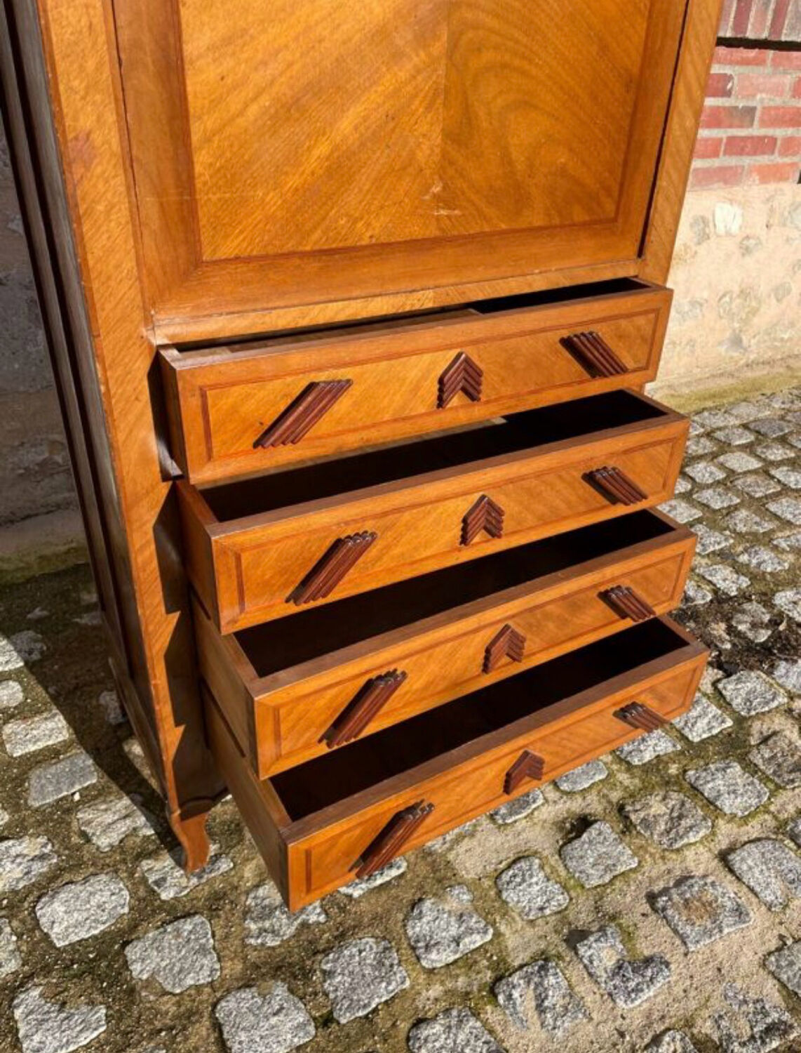 Vintage wooden secretary