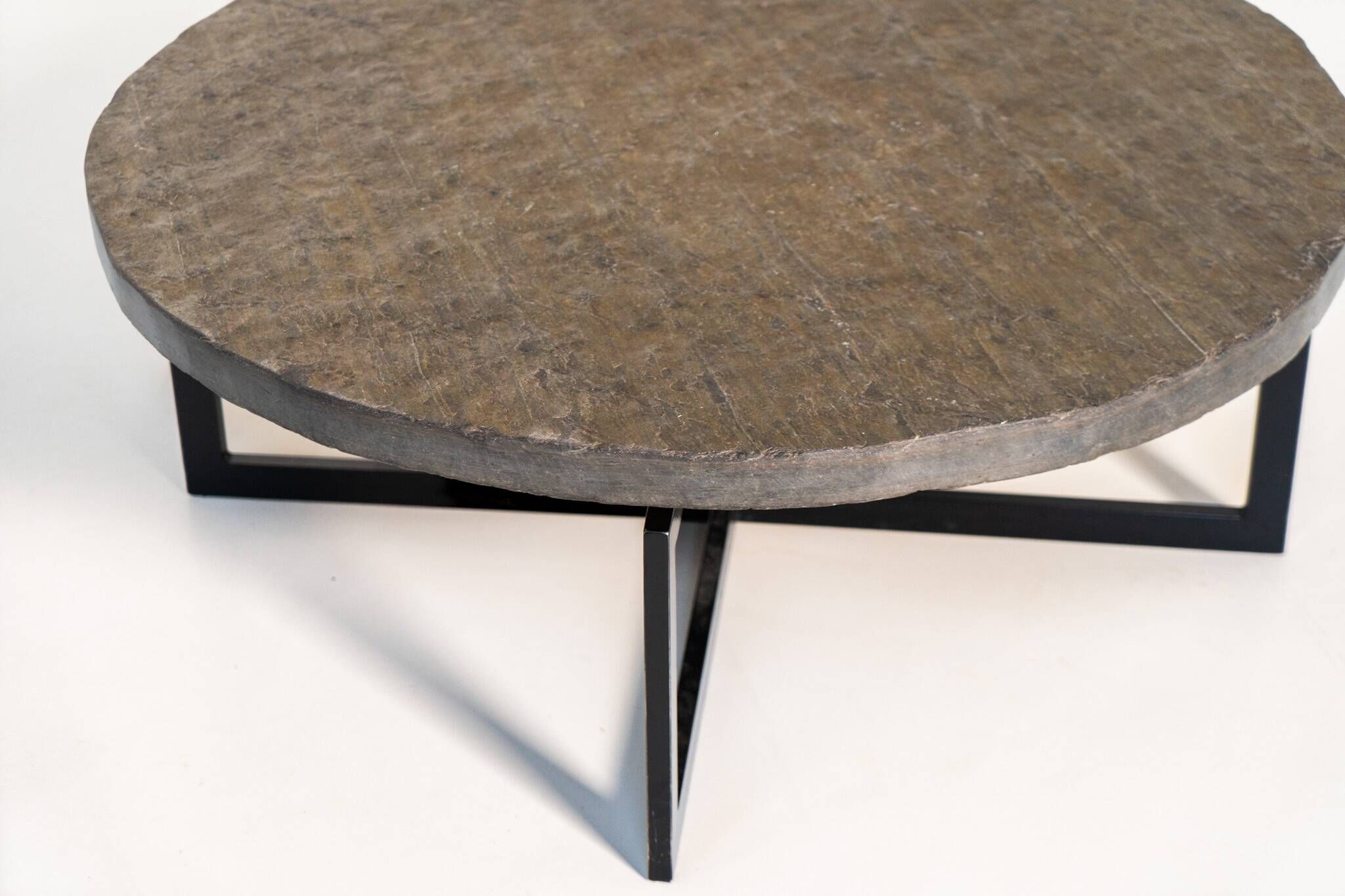 Coffee table in Norwegian slate stone