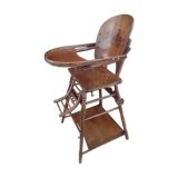 Wooden high chair c1920