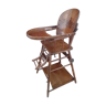 Chaise haute en bois c1920