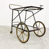 Vintage italian serving trolley, 1950s