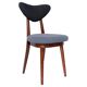 Mid-century dark blue denim armchair, Europe, 1960s