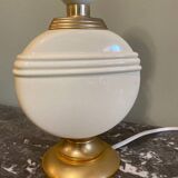 Ivory ceramic lamp base
