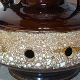 Large floor lamp, ceramic base, fat lava style