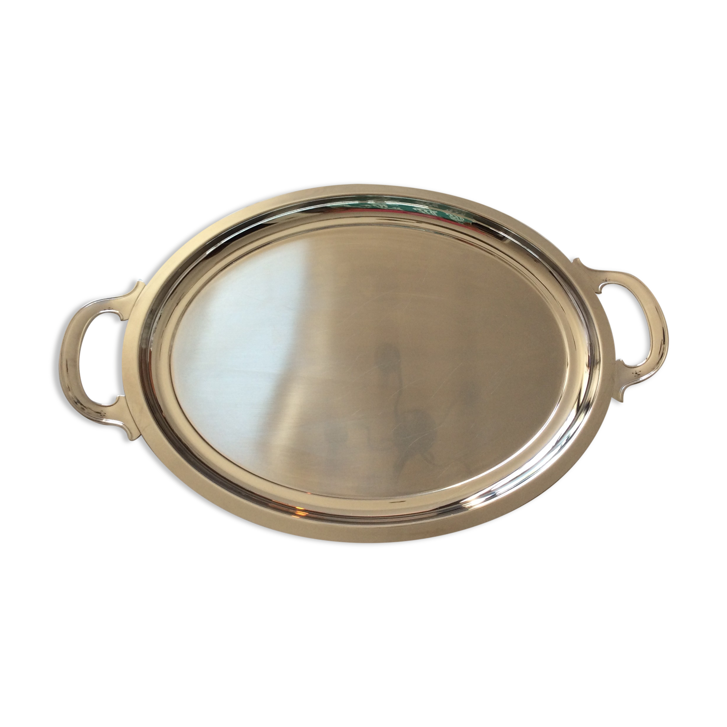 Oval top with stainless steel handles