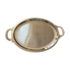 Oval top with stainless steel handles
