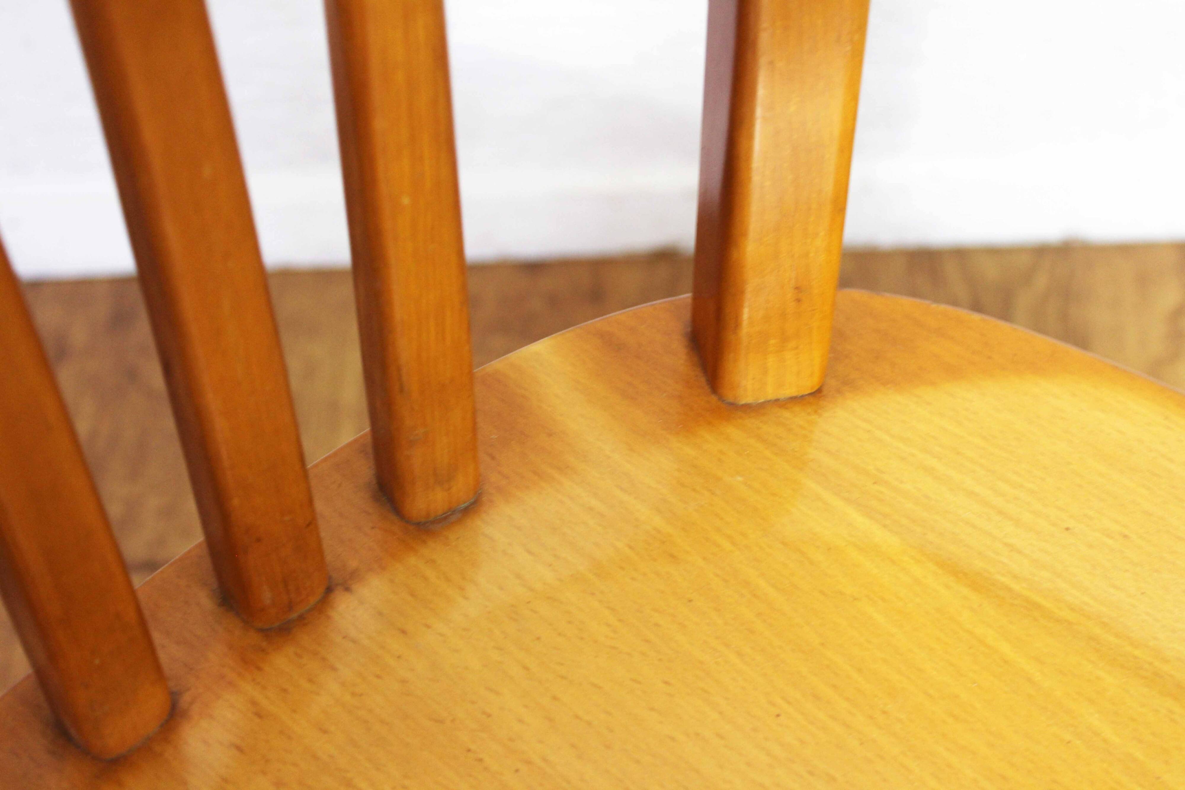 Stoll Giroflex wooden workshop chair