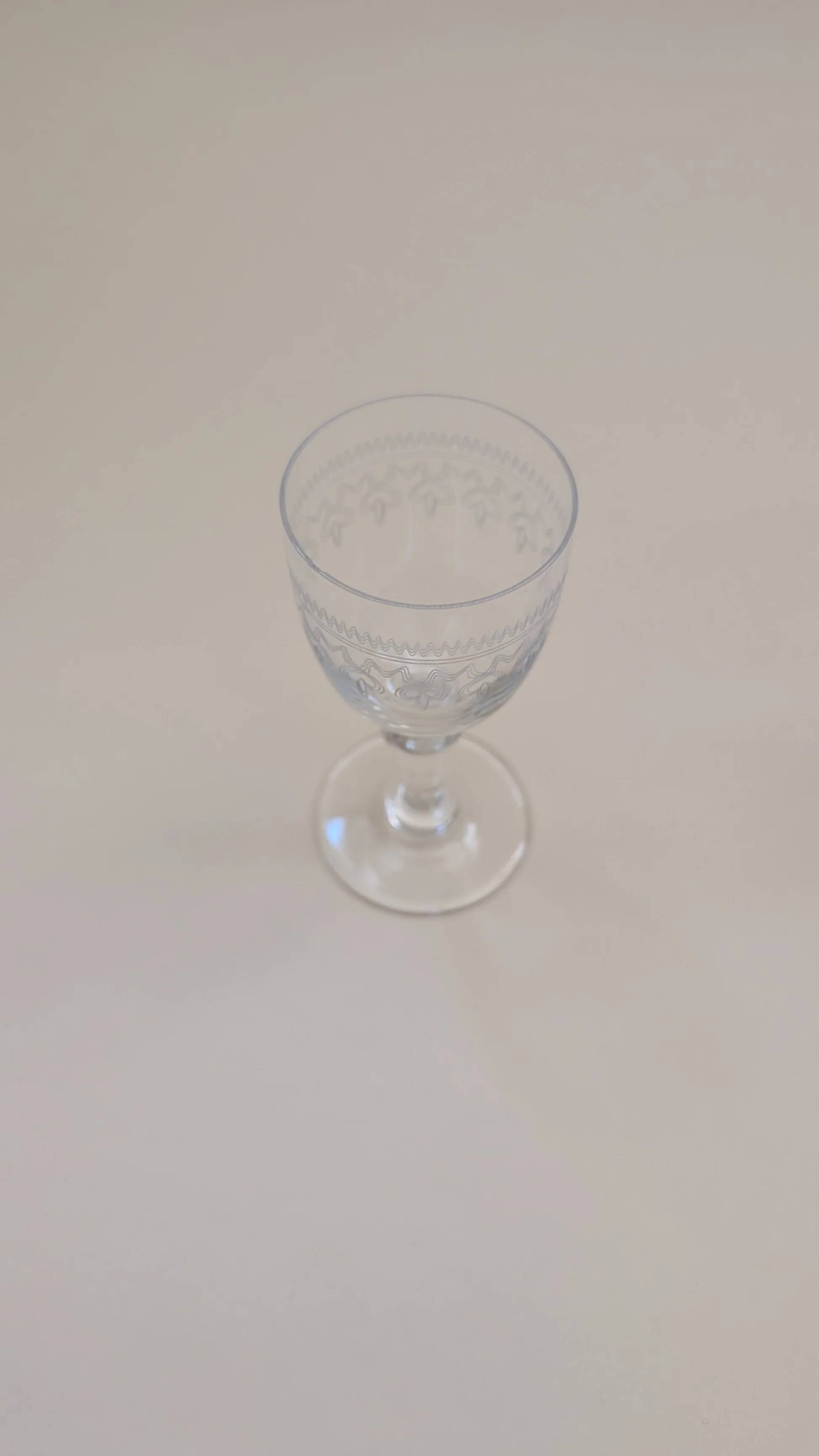 Engraved glasses