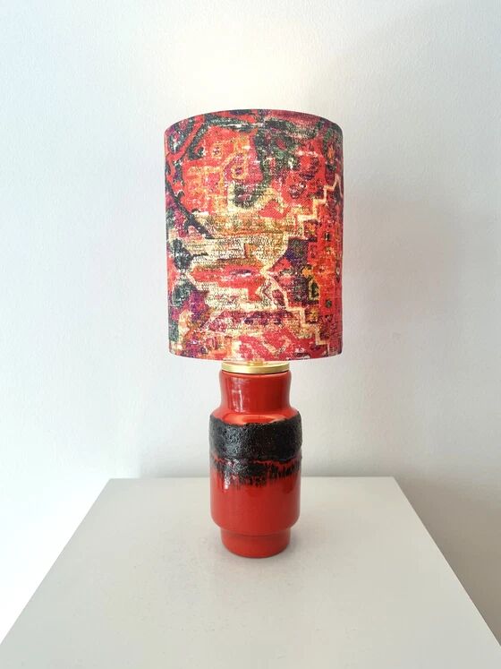 Bohostyle vintage cordless lamp suitable for balcony.