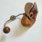 Old wooden flower pad